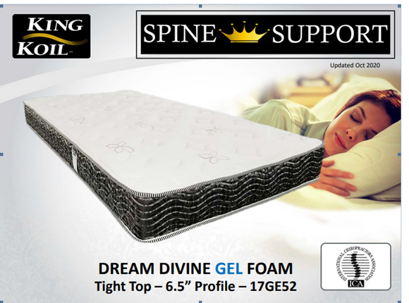 King Coil Dream Divine Foam Mattress